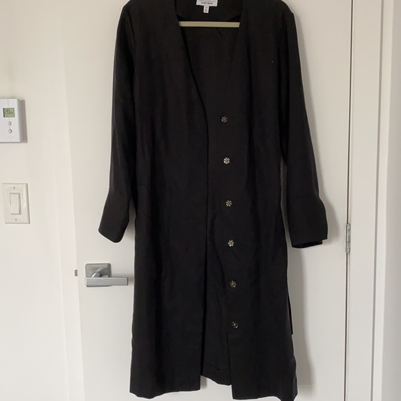 &Other Stories Paris Atelier Black Belted Dress - Picture 10 of 12